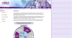 Desktop Screenshot of cirrus-res.com